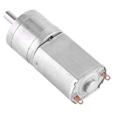 12V DC reversible gear motor, high torque, 15-200 RPM, durable for door openers and toys