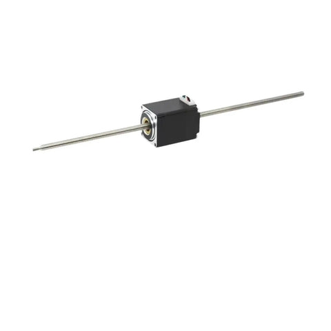 Industrial Grade Linear Stepper Motor With Non Captive Lead Screw Brings Badass Precision And Quick Dual Phase Action For Smooth Machinery Upgrades Using Zero Hassle Mounting Delivering Rock Solid Micron Level Accuracy Daily with silver lead screw.