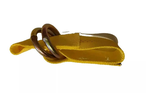 Straight Up Tough Replacement Moving Straps For Hand Trucks Include 15 Foot Yellow Nylon Webbing with metal locking rings.
