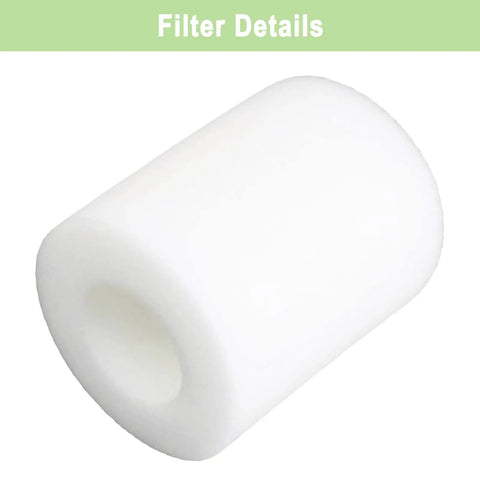 Six Pack IQ Base Pre Motor Foam Replacement Filters For Shark IQ And AI Robot Vacuums R101AE cylinder filter detail