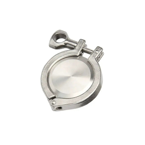 Stainless Steel Sanitary Pipe Fittings Kit With Beefy Heavy Duty Tri Clamp End Cap Weld Ferrule Silicone Gasket For Pharmacy Use