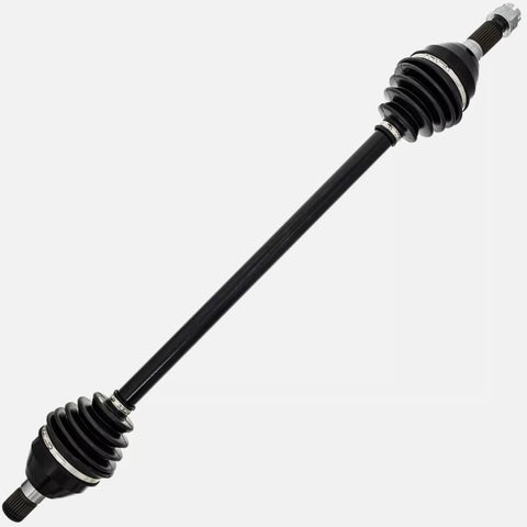 Drive axle shaft assembly for Maverick X3, part 705502362, designed for 72 inch tracks, built tough for rugged use.