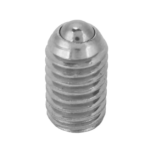 20 Piece M6 Stainless Steel Spring Ball Point Grub Screws Hex Drive Adjustable Wave Ball Plunger Stop Screw close-up view