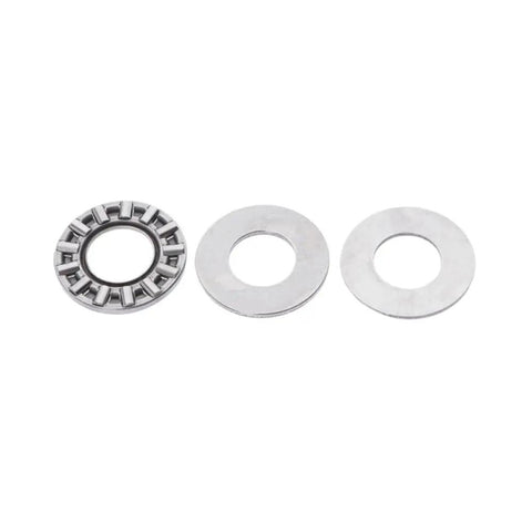 Premium Needle Thrust Bearing Fits 9.9 HP And 15 HP Outboards set of three bearings including needle thrust and washers.