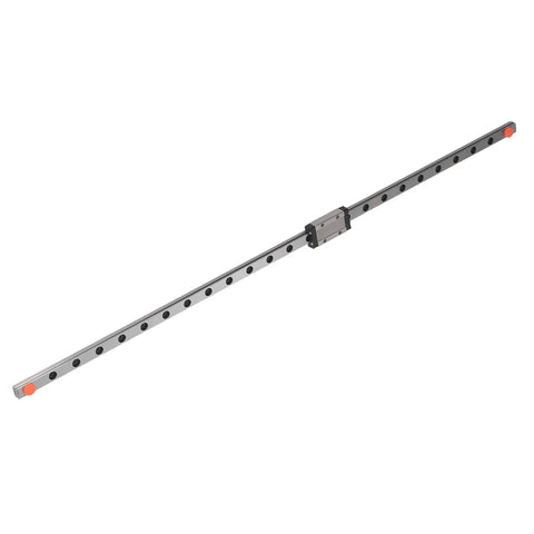 Beefy 500mm Linear Motion Guide Rail With Slide Block Assembly For CNC Machines And 3D Printers, bearing steel construction