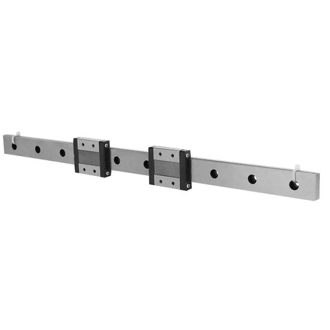 LMLF24B - 400-2R Miniature Linear Guide Rail with 2pcs 24mm Slide Blocks, precision linear motion system.