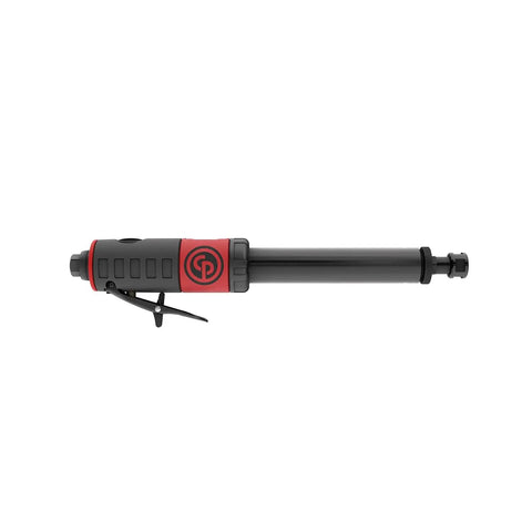 Heavy Duty Straight Air Die Grinder Featuring Top Shelf 22000 Rpm Power And A One Quarter Inch Collet side view with trigger.