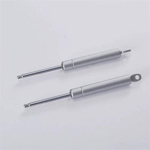 Two pneumatic lift springs for translational lift up cabinet door hinge with pneumatic lift mechanism for smooth vertical swing