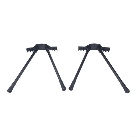 Folding Camping Table Legs With Adjustable Height From 16.9 To 24.4 Inches, heavy duty metal for outdoor use, shown folded flat.