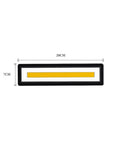 JUDYSSY 220 Led Flood Llight 50W Ip65 Waterproof Landscape Outdoor Housing Garden Lighting Wall Lamp Reflector Project Floodlight for Court,Garden,Warehouse,Cold Whitew, 28CM long, 7CM wide LED light.