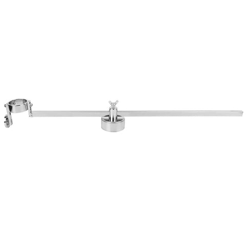 Pro Grade Circle Cutting Guide For Plasma Torch, stainless steel roller wheel kit, height adjustable, side view