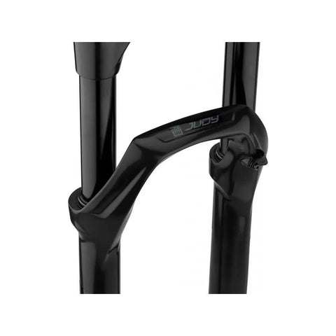 Close-up of black Judy Gold RL 29 Inch Suspension Fork With Boost Spacing, 120mm Travel, 9x100mm Axle, 51mm Offset