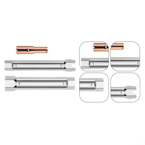 Versatile Hex Socket Wrench With Real Slick Hollow Groove Body For Zero Hassle Kitchen Plumbing And Faucet Fixes In Tight Squeeze Zones No Sweat Must Have Gear, featuring detailed view of hex sockets.