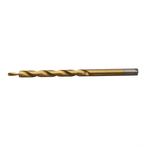 Top Tier HSS Step Drill Bit With Round Shank For Pocket Hole Jigs Golden 175mm, 9.5mm wood drilling bit