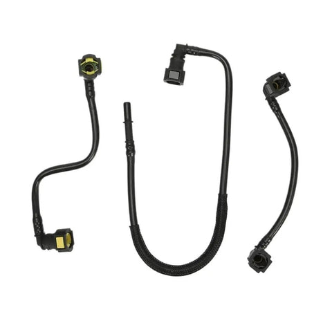 Cool 3Pc Fuel Line Filter Hose Kit For Mercedes W163 Ml320 Ml350 Ml430 And Ml55 Vehicles With V6 Or V8 Engines Replaces Oem Parts 1634703764 black hoses