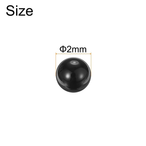 Ceramic bearing balls, 2mm diameter, Si3N4 silicon nitride, 50-piece set