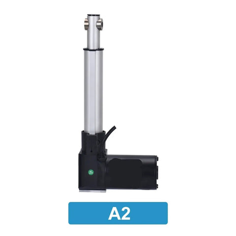 Side view of 12V Linear Actuator With Telescoping Push Rod Beefy 6000N Thrust 800mm Stroke 5 Mm Per Second Travel Ideal For Solar Panels