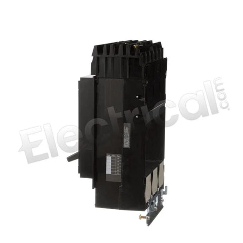 Side view of Beast Mode Heavy Duty 600 Volt 450 Amp Molded Case Circuit Breaker with connections and labels.