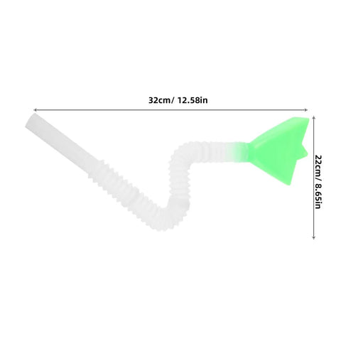 Efficient Seed Distribution Tube For Wheat And Corn Plastic Accessory With Wide Green Funnel Top, Jam-Free Seed Drill.