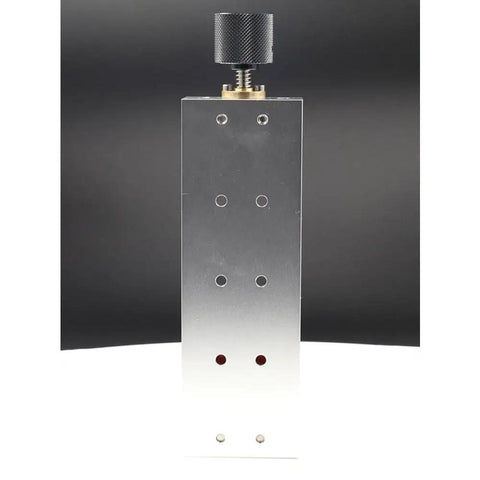 Heavy Duty 100Mm Aluminum Jaw Vise For Engraving Machines And Cnc Routers Features flat nose design and adjustable knob for secure clamping.