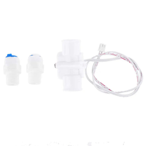 1/4 Inch NPT Water Flow Switch with PE Tube Liquid Flow Sensor for Water Dispensers, Electric Switch Output DC100V, Float Level Controller