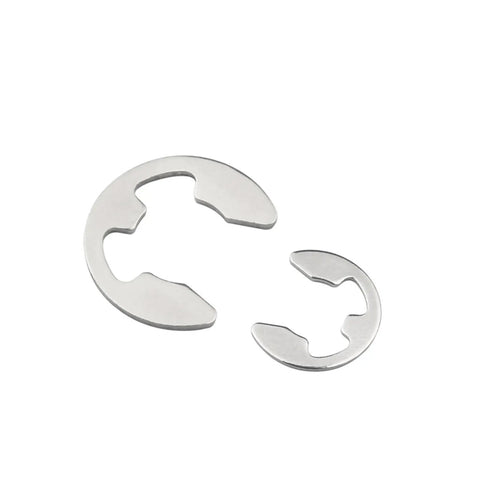 Heavy Duty Stainless Steel E Clip Washer Set 20Pcs Assortment For Shaft Fasteners Circlip Retaining Rings M1 To M10 Easy Install