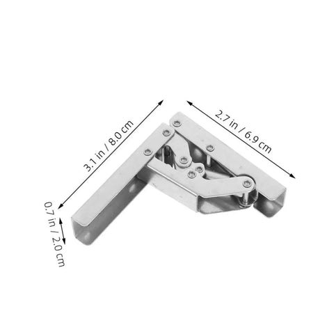 4 Pack Corner Cabinet Hinges With Wide Angle Design And Short Arm, cold-rolled steel construction, dimensions shown, heavy duty hardware