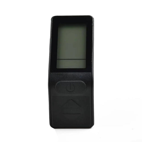 Front view of KT-LCD4 E Bike Display Panel for 24V 36V 48V Electric Bicycles Waterproof Cycling Computer with 5 Pin Connector.