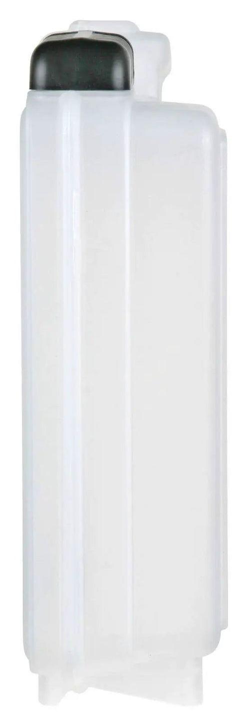Straight Up Durable 10 Inch Quick View Deep Case For Arts And Crafts, translucent container with black lid.