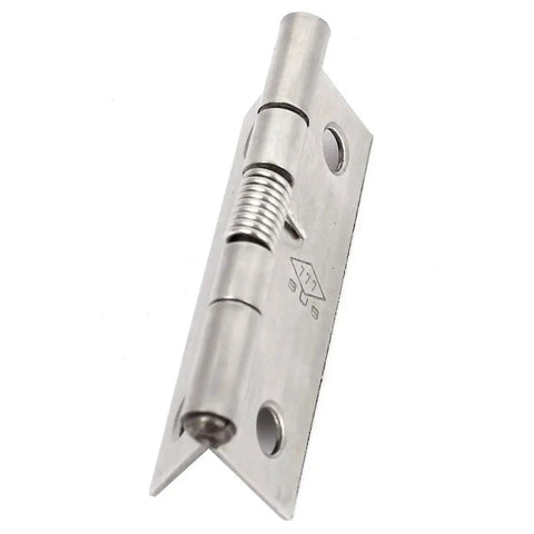 Two Inch Stainless Steel Self Closing Corner Spring Door Hinge Reversible For Left Or Right Hand Doors Built To Last Weather Resistant Hardware