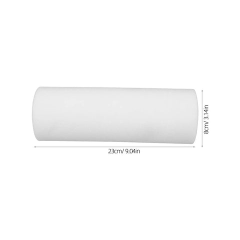 High Quality Small Sponge Paint Roller Head For Nailing Tight Corners And Cabinet Trim Edges With Knockout Finish For Latex Or Oil Based Household Paint Jobs Compact Design For Quick Touch Ups, showing dimensions.