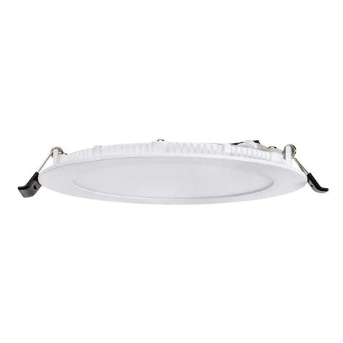Switch Up Your Setup With This 20 Pack Of 6 Inch LED Recessed Downlights, slim profile view, designed for easy residential installation.