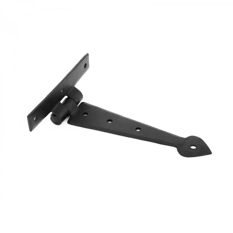 Heavy Duty Black Iron Arrow T Strap Hinge 6 Inch Long For Cabinet Doors And Gates Tough As Nails Rust Resistant