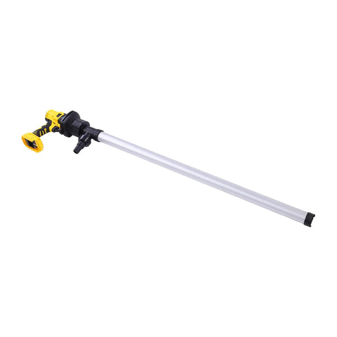 Jiawu Electric Drum Pump High Efficiency 8000Rpm For Derv Kerosene Alcohol Water Suitable For 200L And 220L Drums ABS aluminum build with yellow handle.
