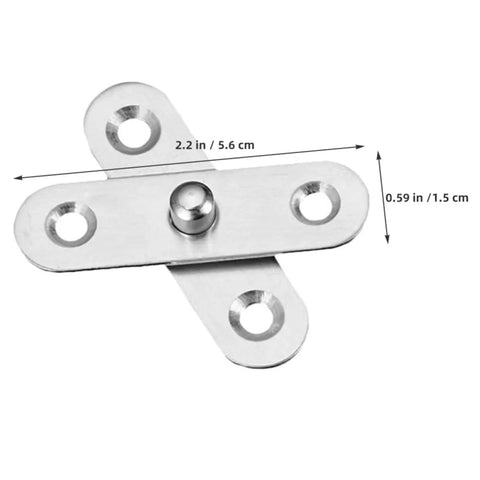 Hidden Door Pivot Hinges 12 Pack Heavy Duty Stainless Steel For Effortless Opening And Closing Invisible Cabinet Hinges with dimensions