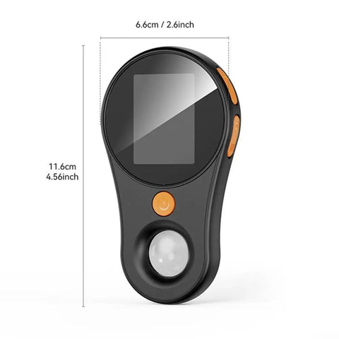 500X Digital Microscope With 2 Inch LCD Screen 1080P HD Camera Eight LED Lights Adjustable Brightness USB Connection For Electronics Repair Coin Collection And DIY Inspections, black ABS handheld microscope with 2.6-inch width and 4.56-inch height