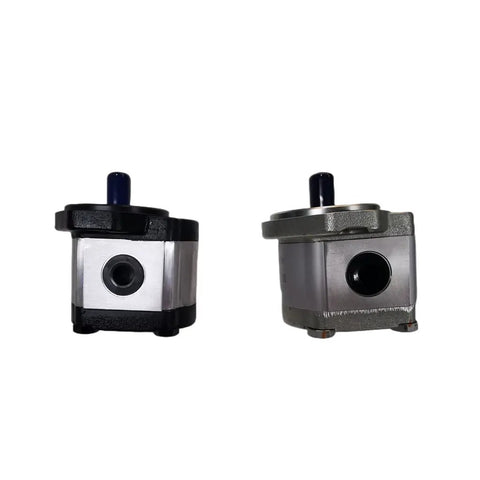 Straight Shooter Hydraulic Drive Pump 96193GT Replacement for slick lift action on Genie GR08 GR12 GR15, showing two angle views.