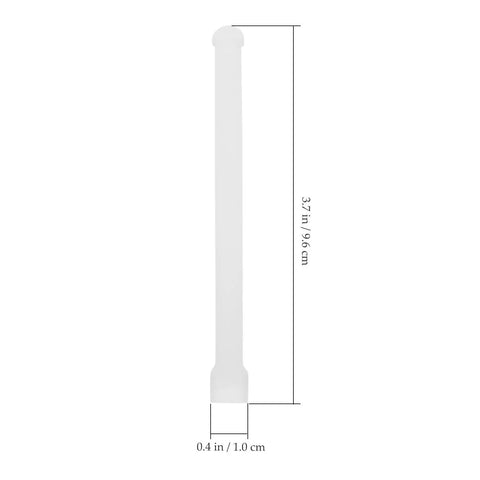 Top Shelf Vertical Blind Carrier Replacement Parts With Stem Upgrades Window Treatment, white plastic stem, 3.7 in design.