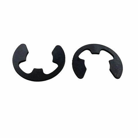 Front Wheel Bearing Kit For Riding Lawn Mowers Replacement Front Axle Bearings with clips and spacers close-up view