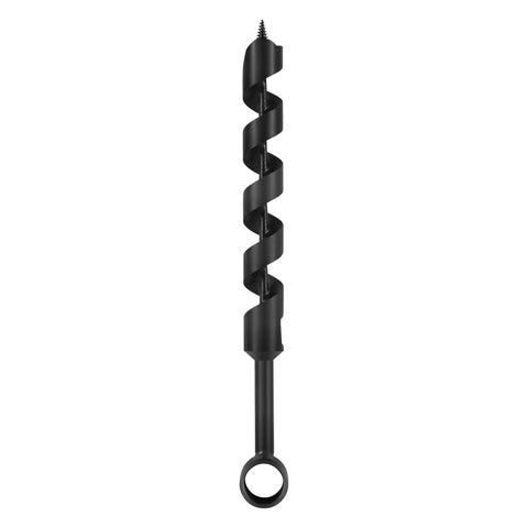 Hand Powered Wood Auger Drill Bit 1 Inch By 12 Inch With Wrench For DIY Bushcraft Camping Survival Gear Create Dowel Holes Build Shelters
