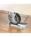 Caster Positioning Chocks 28-200 For Kitchen Equipment, Pack Of 2, wheel on chock for movable cart alignment and stability
