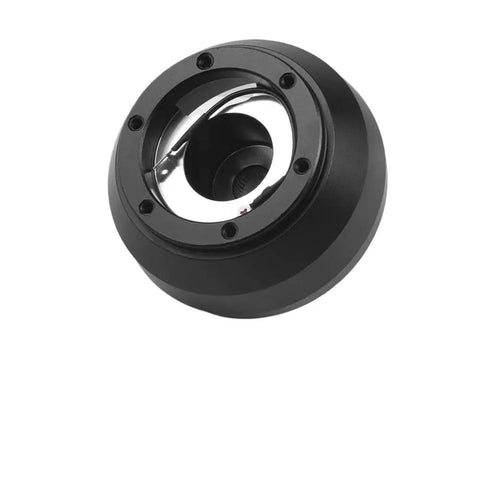 Fast Steering Wheel Quick Release Kit With Short Hub Adapter For FRS And BRZ Locking Quick Release in black aluminum