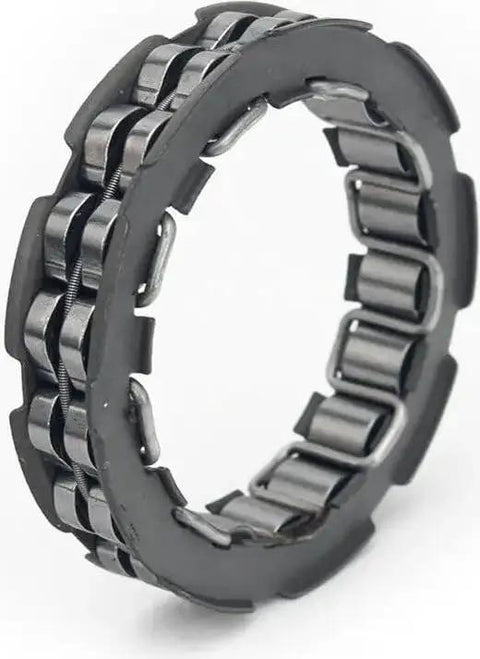 Rock Solid Wet Clutch Housing Drum With Primary Sheave One Way Bearing For H 500 700 ATV UTV showing a durable black metal bearing.