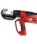 Pro Grade C Head Dieless Cable Crimper Tool Built Tough For Everyday Wiring Jobs with ergonomic handle and copper crimping head.