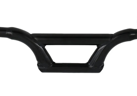 Steel BMX Riser Handlebar 710mm Wide 22.2mm Clamp Black Ergonomic Glossy Finish For Comfortable Riding High Rise Bar For Freestyle