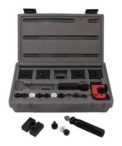 165 Master Inline Flaring Kit For Brake Lines With Double And Single Flares Pro Grade Brake Flaring Tools Set In Case