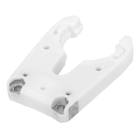 Secure Your ISO30 CNC Tool Holder With These Super Tough Nylon ABS Woodworking Clamps And Forks For Precision Machining That Hold Like A Dream Without The Hassle, white nylon ABS clamp.