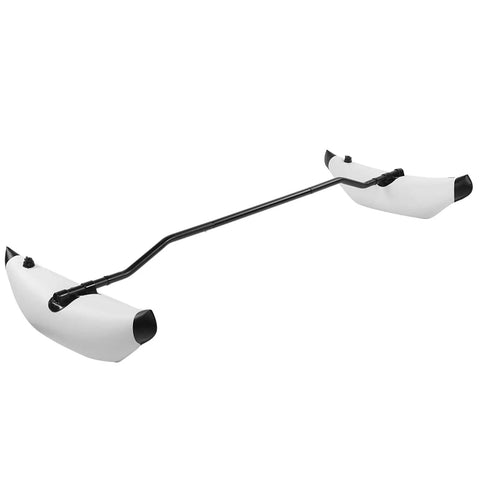 Inflatable Kayak Stabilizer With Outrigger Kit For Higher Stability Lightweight Portable Canoe Stabilizer, white PVC material