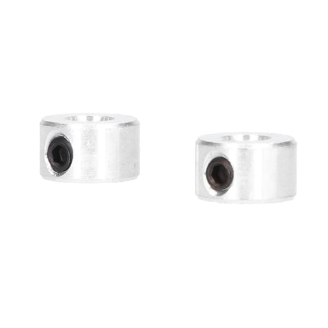 One Eighth Inch Shaft Collar Solid Steel Axle Collar With Setscrew For Low Axial Load And Precise Positioning Wear Resistant Sleeve