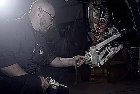 Pro Build 35 Millimeter Wheel Bearing Grease Packer Made For Polaris Atv Utv And SxS in use by mechanic on ATV's drivetrain.